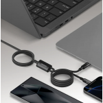 Momax DC56D Mag.Link 磁吸連接線 (2米) - 100W USB-C to 雙USB-C