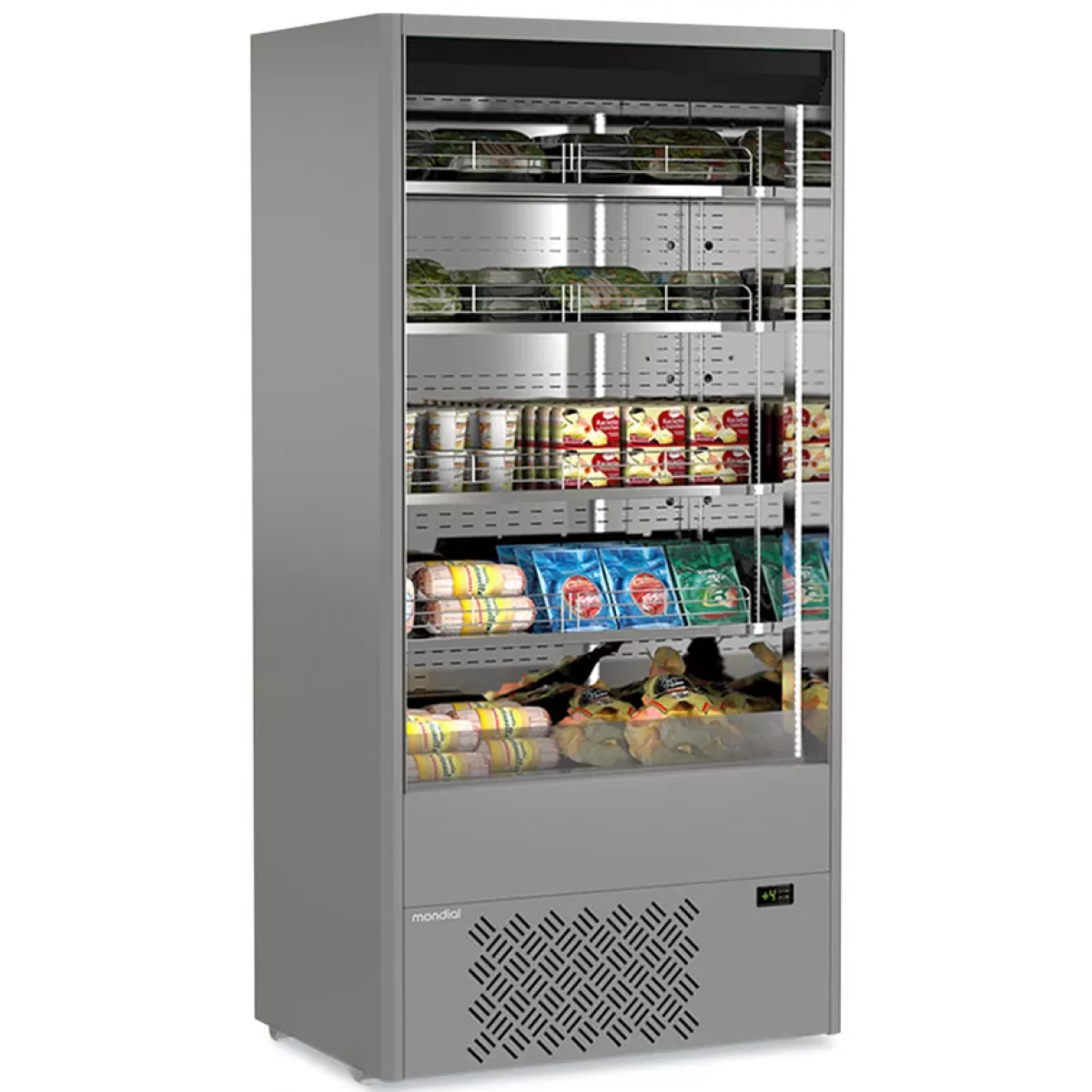 Mondial Framec MURALES 10 X 447公升 意大利MF超市冷藏櫃 (不鏽鋼色)