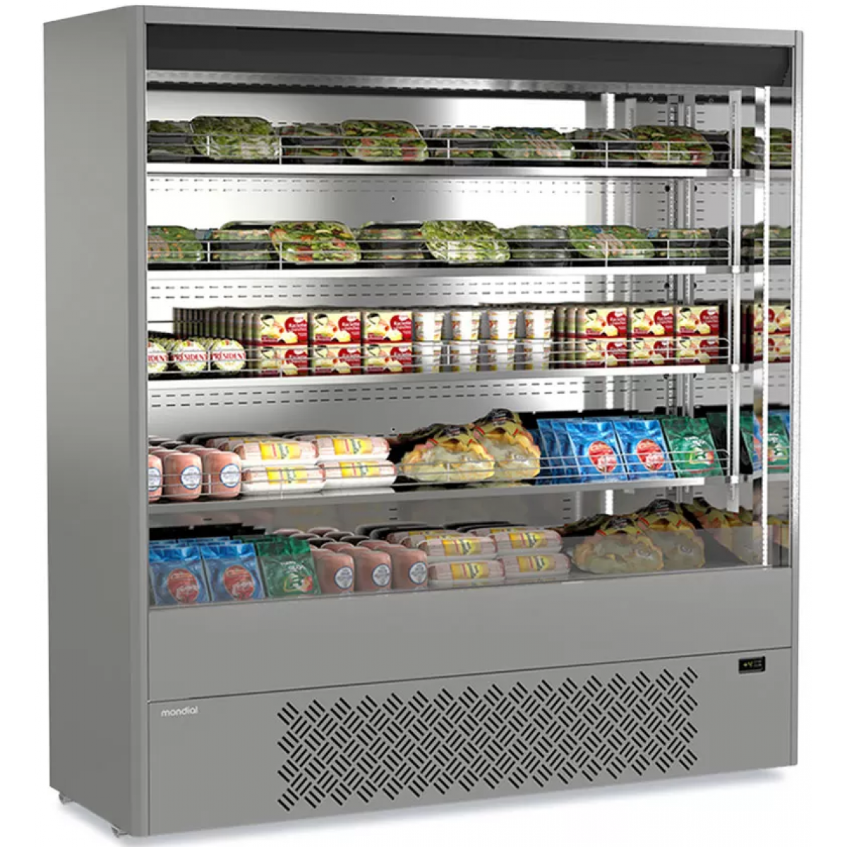 Mondial Framec MURALES 19 X 954公升 意大利風冷超市冷藏櫃 (不鏽鋼色)