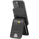 Momax SR51D 1-Wallet 磁吸可調式支架卡夾 (深灰色)