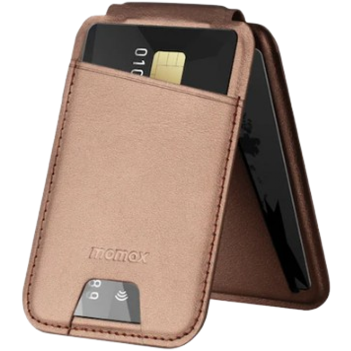 Momax SR29L2 1-Wallet 磁吸卡片套支架 (砂岩色)