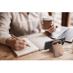 Momax SR29L2 1-Wallet 磁吸卡片套支架 (砂岩色)