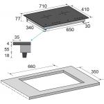 CRISTAL 尼斯 CI-268-3 雙頭電磁爐 - 2800W共享火力、13A適用