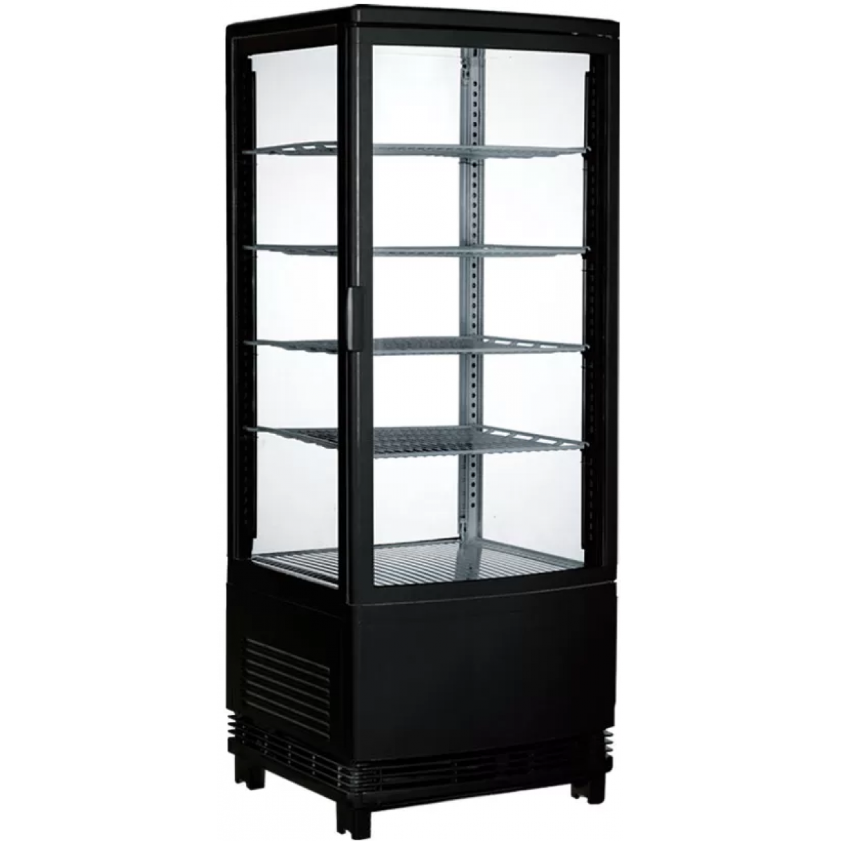 Verygood RT-98L(1R) 96L 四邊玻璃冷藏展示櫃 (黑框)