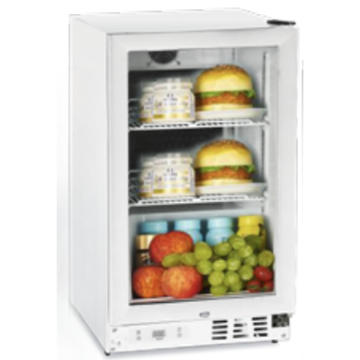 Verygood SC-85 80L 桌上型展示雪櫃 (白框)