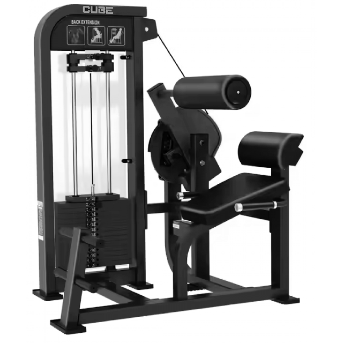 Cube KT-022 下背伸展訓練機：生物力學旋轉軸，保護腰椎