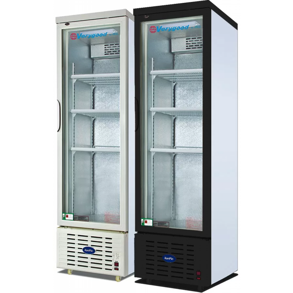 Luen Pun 聯品 LG4-188F 188公升掩門冷藏展示櫃 (白框)