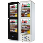 Luen Pun 聯品 LG4-360F-2 360公升 立式上下門冷藏展示櫃 (黑框)