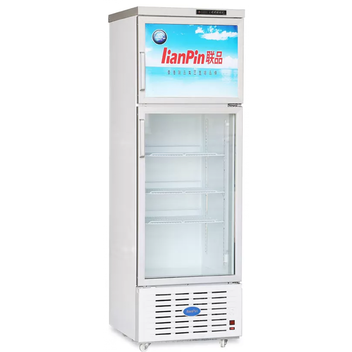 Luen Pun 聯品 LG4-310 310公升 上下門冷藏冷凍展示櫃