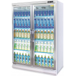 Luen Pun 聯品 LG4-1000FC-2H 1000公升 機後型平頂風冷鋁合金兩門展示櫃