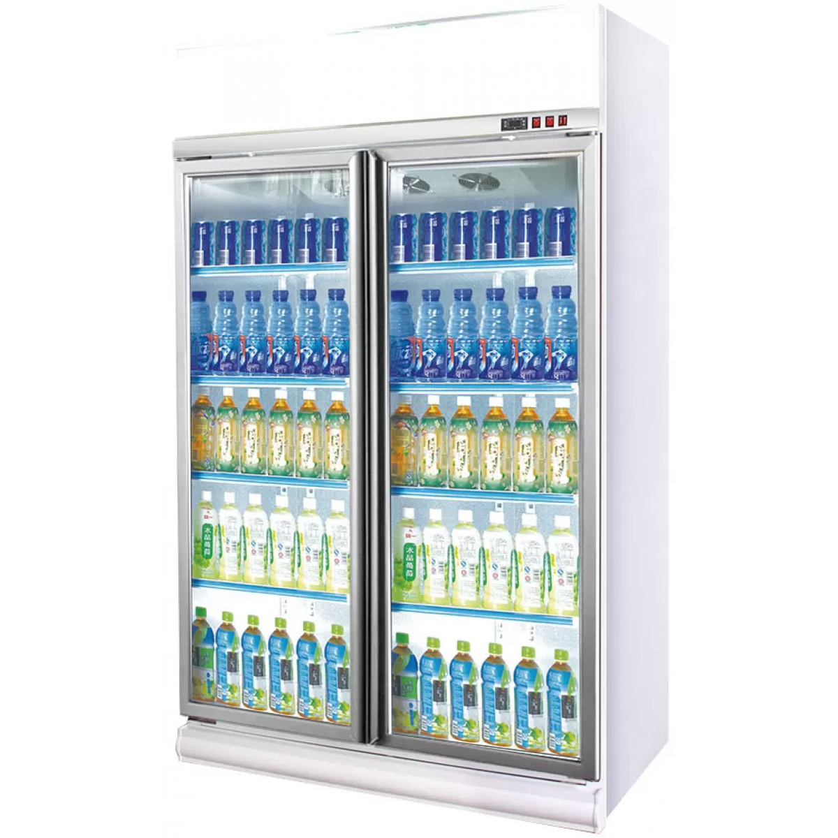 Luen Pun 聯品 LG4‑990LF‑2H 990公升 高溫雙門鋁合金展示櫃 (金框)