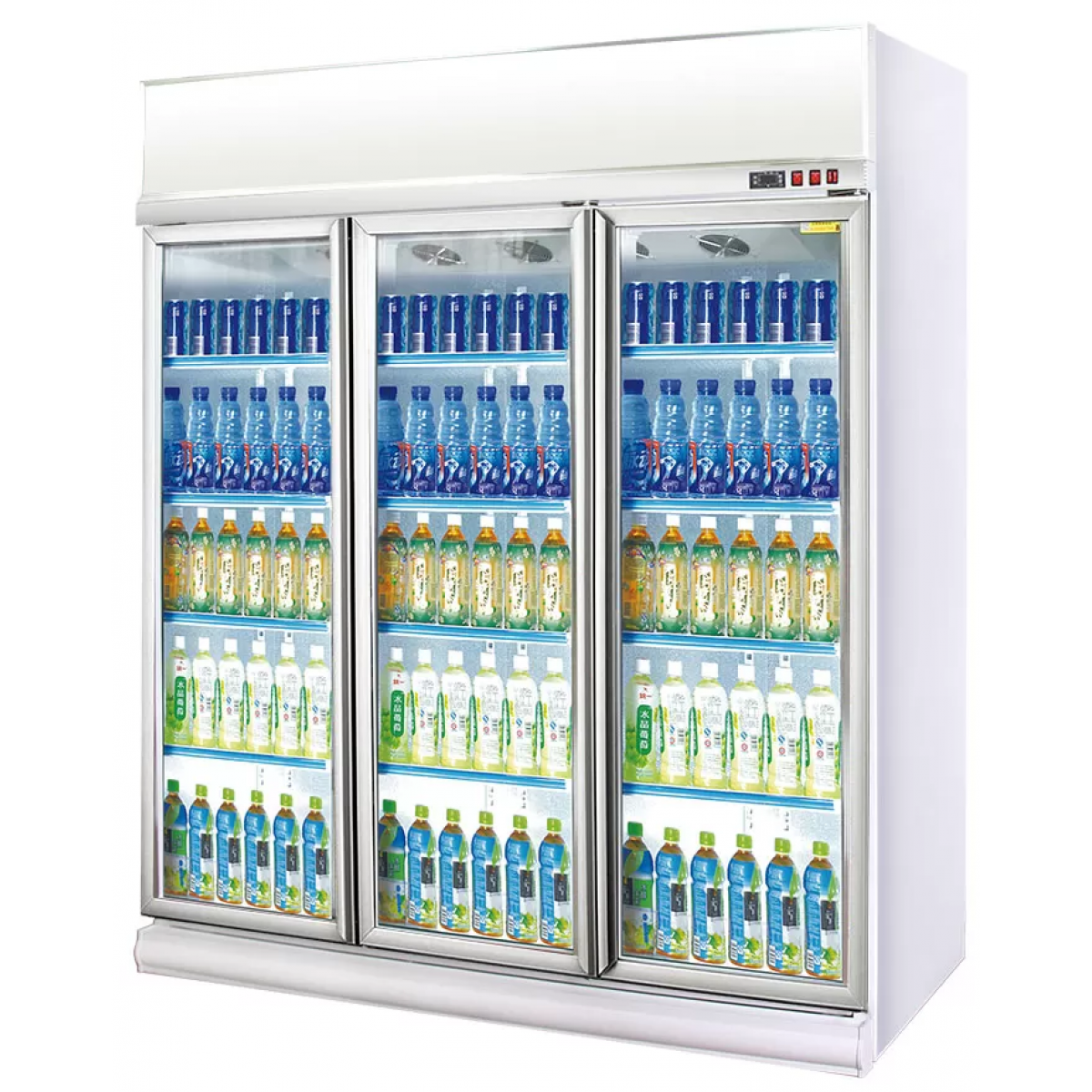 Luen Pun 聯品 LG4‑1490LF‑3H 1490公升 高溫三門鋁合金展示櫃 (銀框)