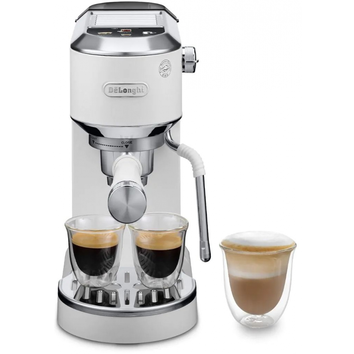 DeLonghi EC890.WI 15巴 Dedica Duo半自動咖啡機 (雪山白)