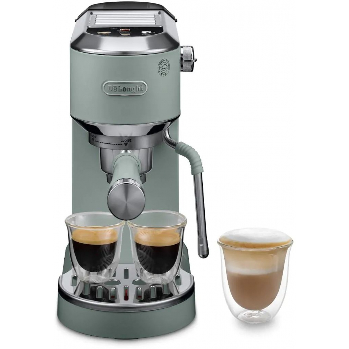 DeLonghi EC890.GR 15巴 Dedica Duo半自動咖啡機 (牛油果綠)