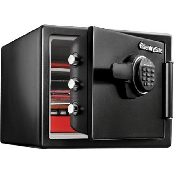 SentrySafe SFW082ESB 22.79公升防火防水電子密碼鎖夾萬