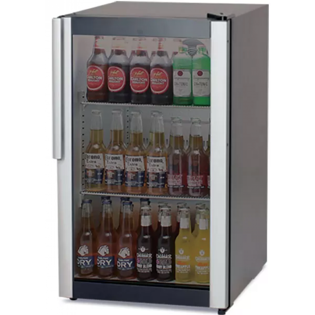 VESTFROST M85 124公升立式玻璃門展示櫃