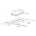 Garwoods 樂思 EC-7130IC 29厘米 2800W 單頭嵌入式/座檯式電磁爐 (拉絲鉛灰)