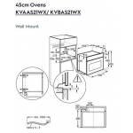 Electrolux 伊萊克斯 KVAAS21WX 43公升二合一嵌入式慢煮蒸焗爐