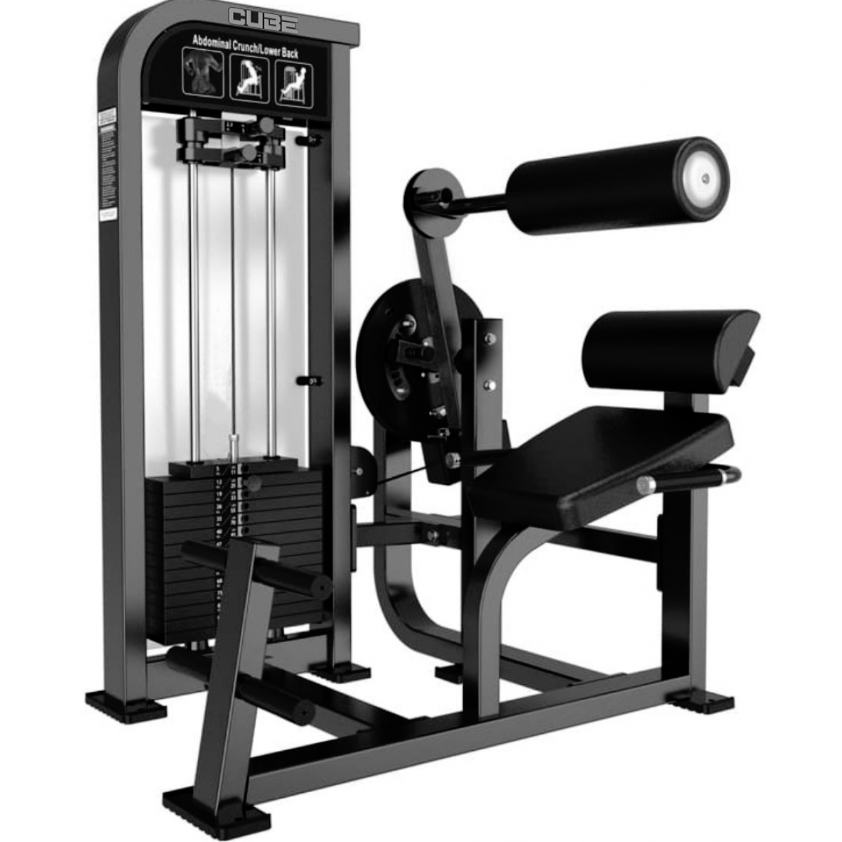 Cube KT-028 捲腹 + 下背伸展雙功能訓練機