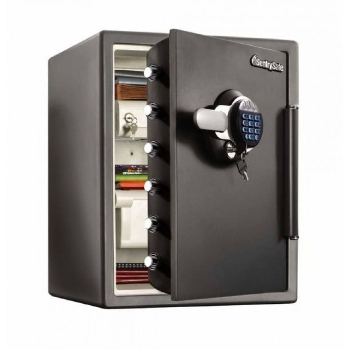SentrySafe STW205GYC 防火防水電子密碼鑰匙雙重鎖保險箱