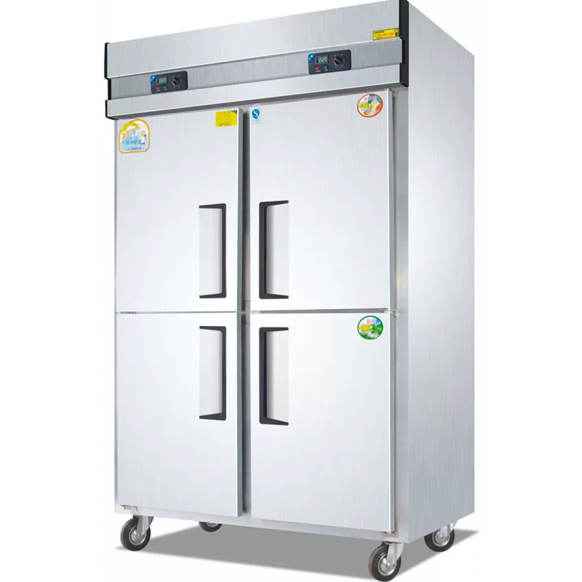 AOYIXING 澳意星 CF-1000L4C1B 1000公升 不銹鋼四門雙溫直冷冷凍/冷藏櫃