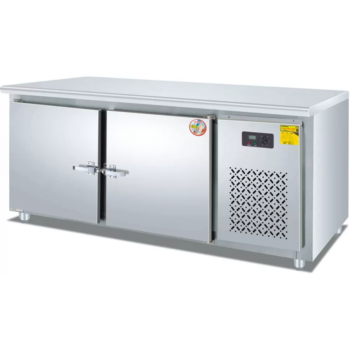 AOYIXING 澳意星 BD-260L2C 200公升 不銹鋼明管直冷兩門工作台雪櫃