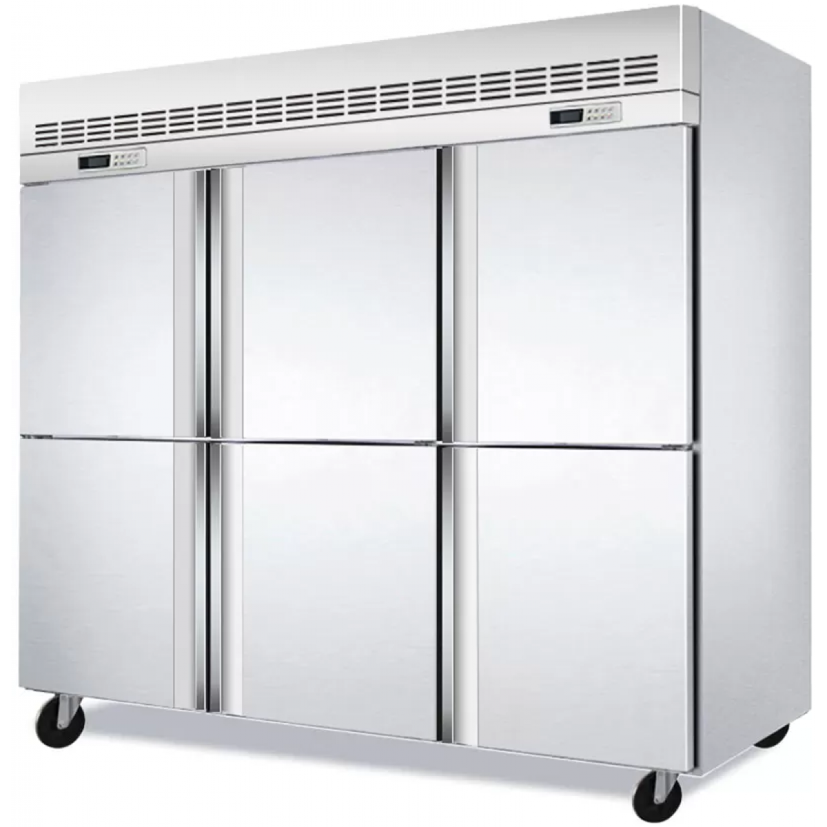 AOYIXING 澳意星 AGL-1.6L6FS 1100公升 不銹鋼雙溫六門工程櫃