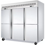 AOYIXING 澳意星 AGL-1.6L6FS 1100公升 不銹鋼冷凍 / 冷藏企身六門工程櫃 (雙溫)