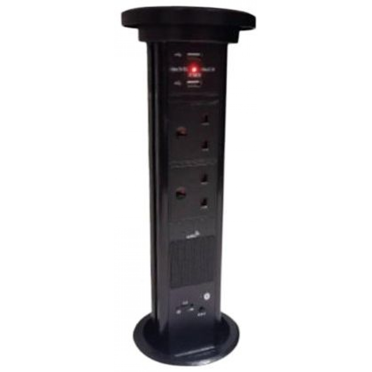 Lupita LP438 黑色自動升降插座 (含藍牙喇叭及無線充電)