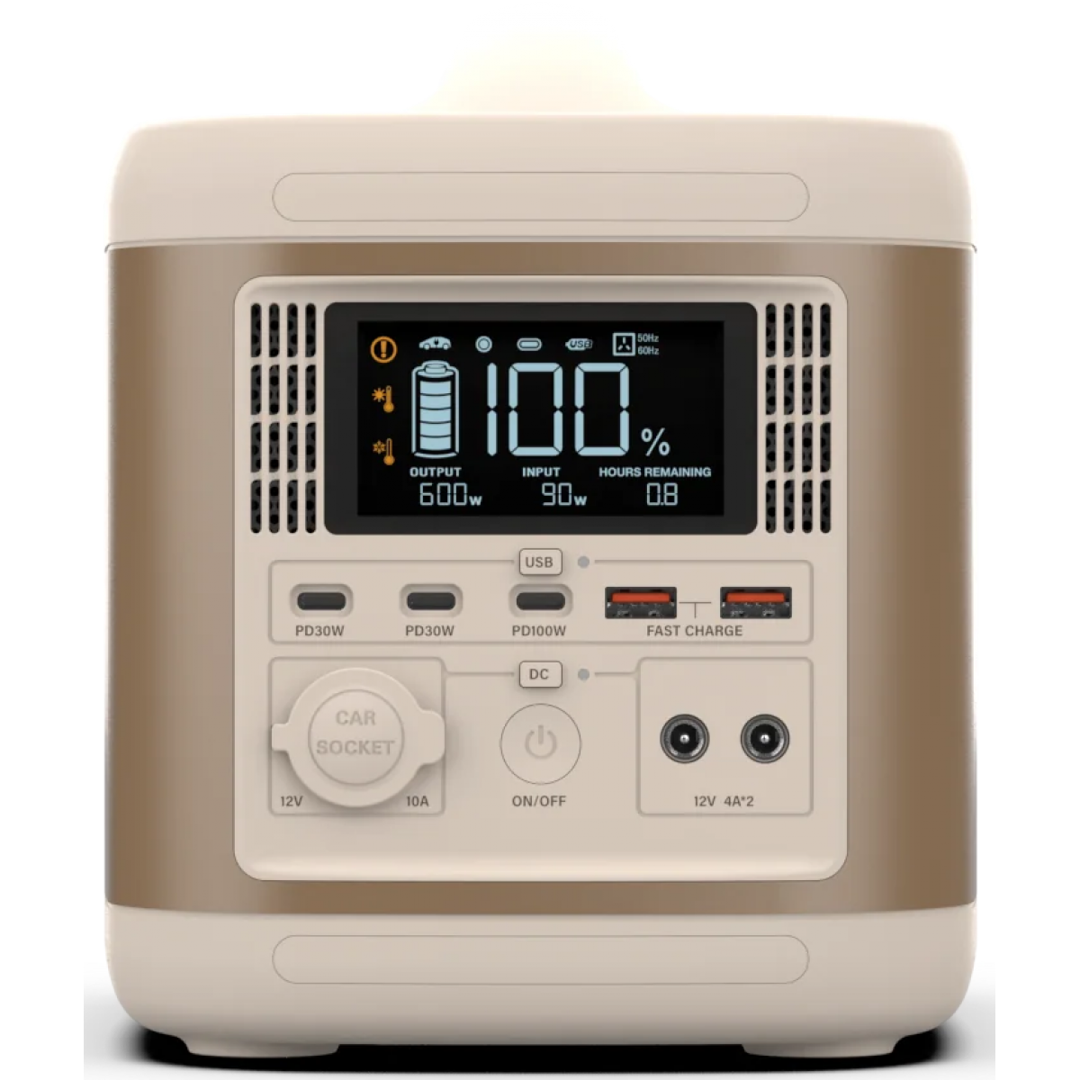 Vinnic POLLUX PS600W-518Wh 140,000mAh 大容量流動充電站 (沙色)