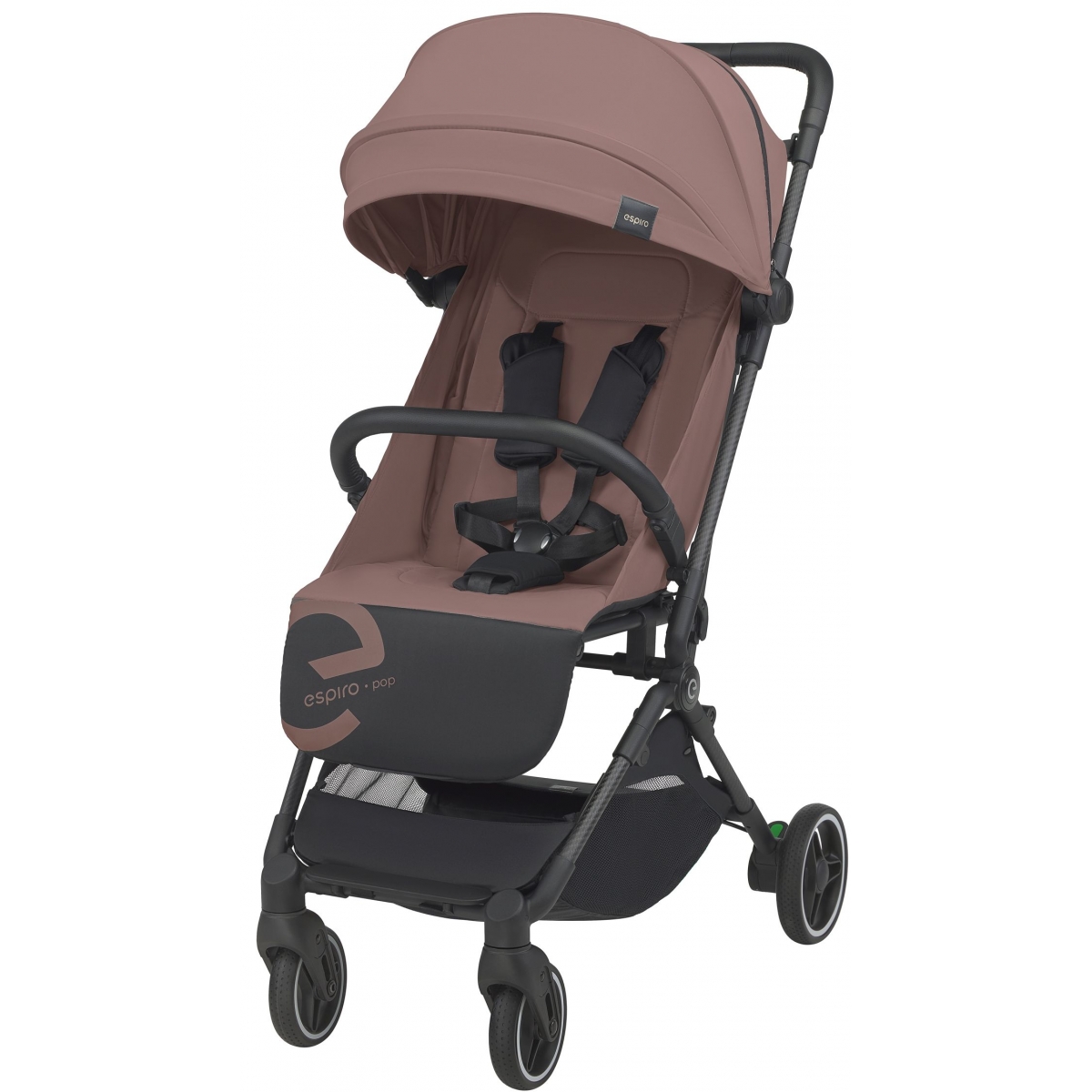 Espiro Pop 輕量摺疊嬰兒車 (棗紅色)