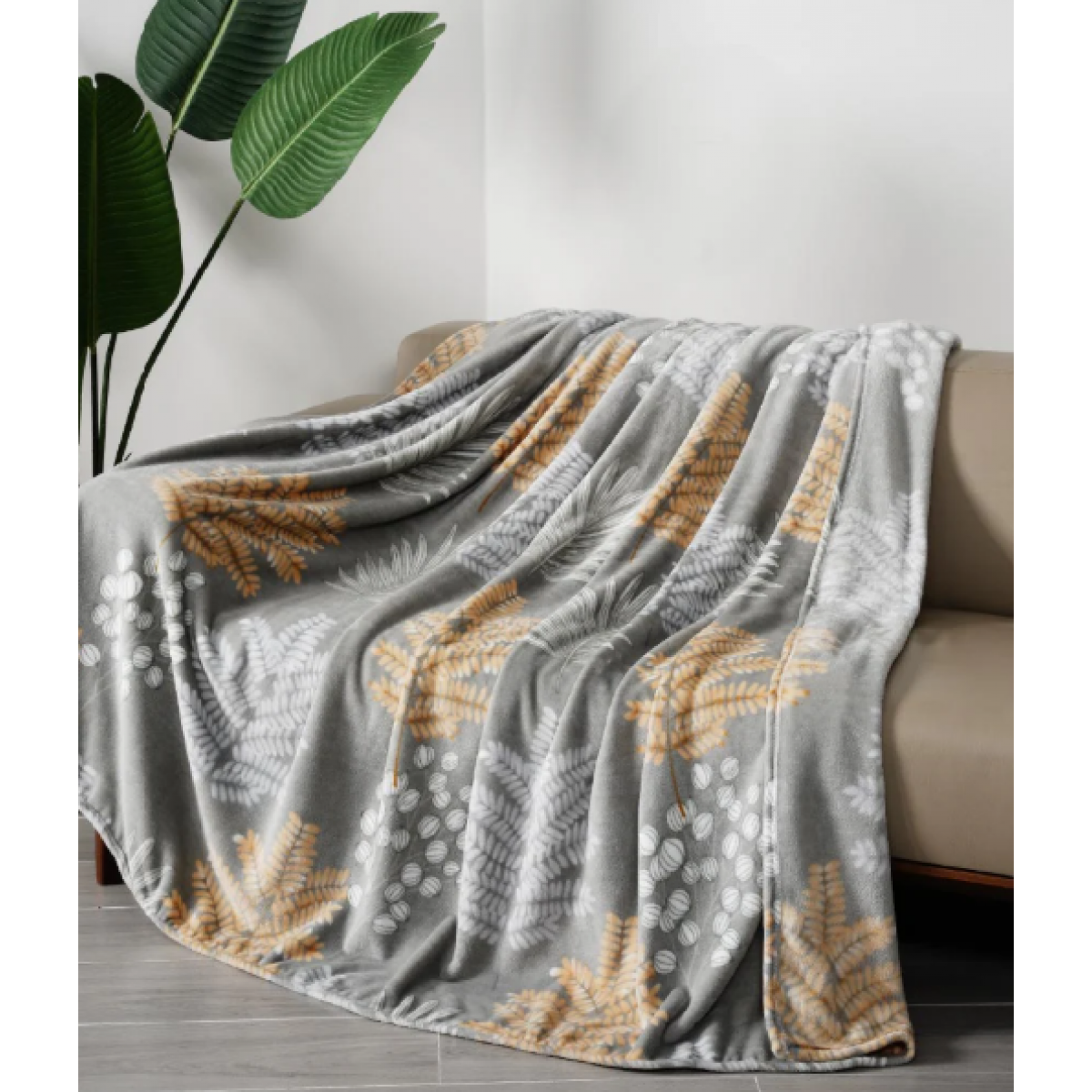 Casablanca 卡撒天嬌 印花四季纖柔絨毛毯