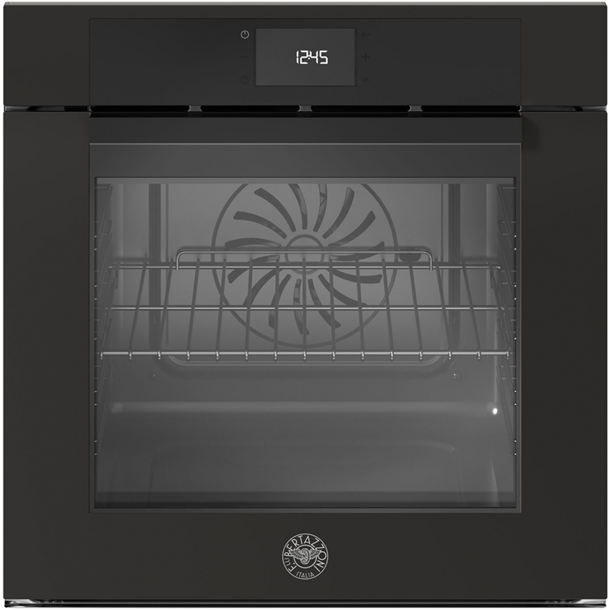 Bertazzoni F6011MODPLN/23 60厘米 76公升 Modern系列 嵌入式電焗爐 (碳黑色) - 11功能，熱解清潔，多層玻璃門