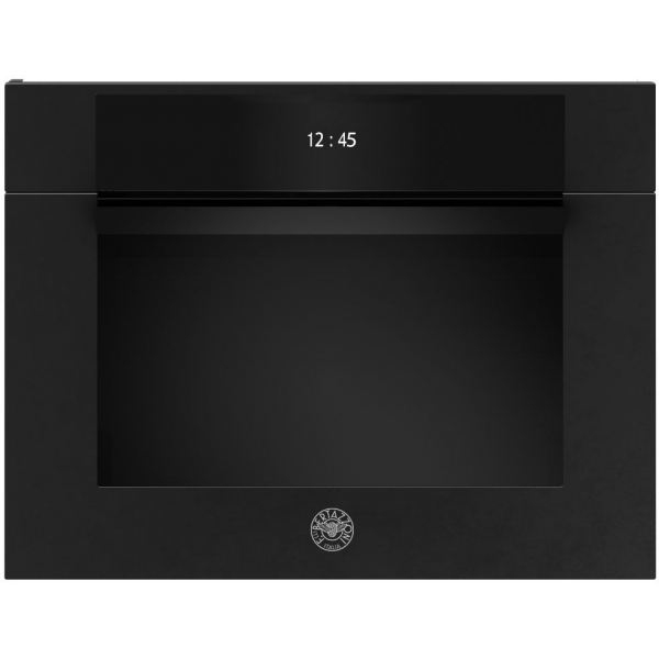 Bertazzoni F457MODVTN 45厘米 31公升 Modern系列 嵌入式蒸焗爐 (碳黑色) - 7功能，全蒸氣模式，15種自動食譜