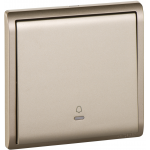 Schneider Electric 施耐德電氣 E8231BPL1_WG_C5 Pieno 10A 單位門鐘圖案按手掣 (沉醉金)