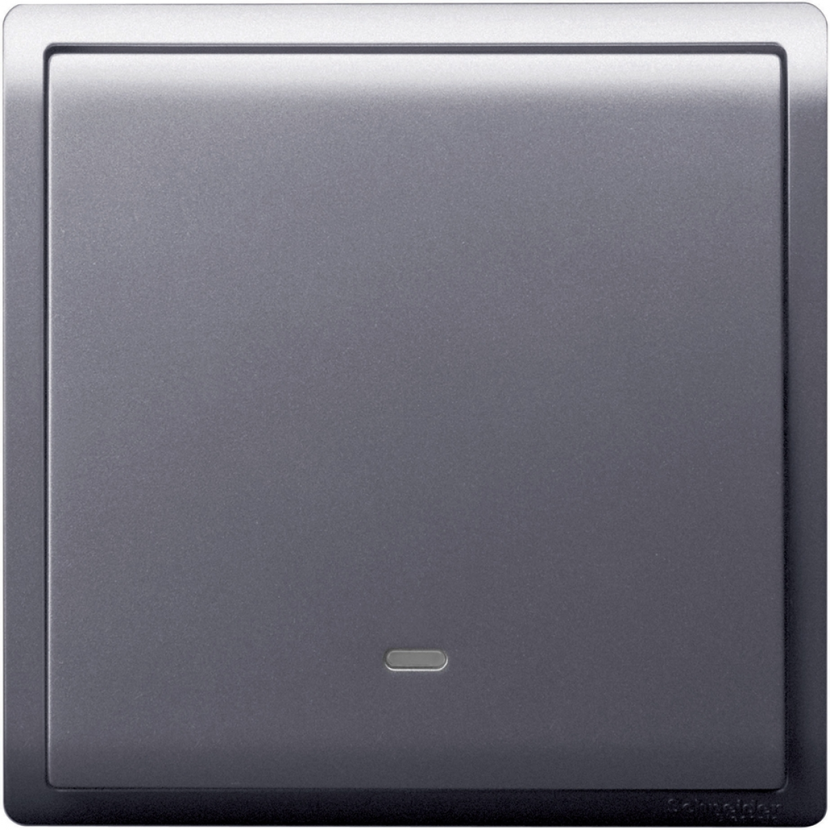 Schneider Electric Pieno E8231MF_LS_G3 16AX 單位十字開關掣連螢光指示 (薰衣草銀)
