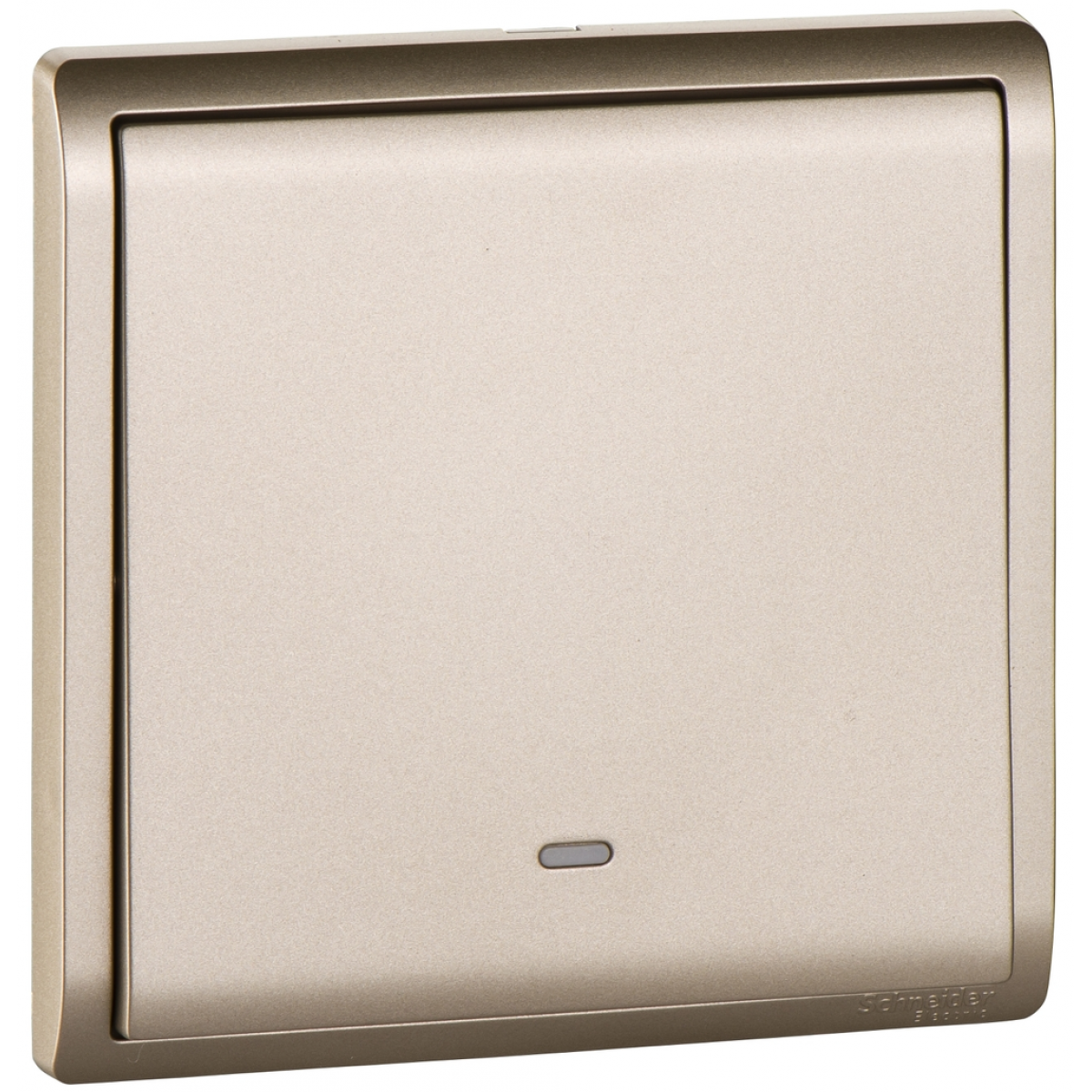 Schneider Electric Pieno E8231MF_WG 16AX 單位十字開關掣連螢光指示 (沉醉金)