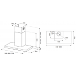 Bertazzoni KT90P1AXT 90厘米 Professional系列 不鏽鋼煙囪式抽油煙機