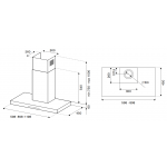Bertazzoni KT120P1AXT 120厘米 Professional系列 不鏽鋼煙囪式抽油煙機