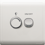 Schneider Electric 施耐德電氣 E8232RD450U_WE_C5 Pieno 450W 單位光暗掣連開關 (凝白)