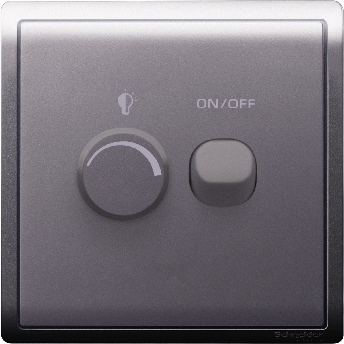 Schneider Electric Pieno E8232RD450U 450W 單位光暗掣連開關 (薰衣草銀)