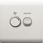 Schneider Electric 施耐德電氣 E8232V450F_WE Pieno 450W 單位風扇調速掣連開關 (凝白)