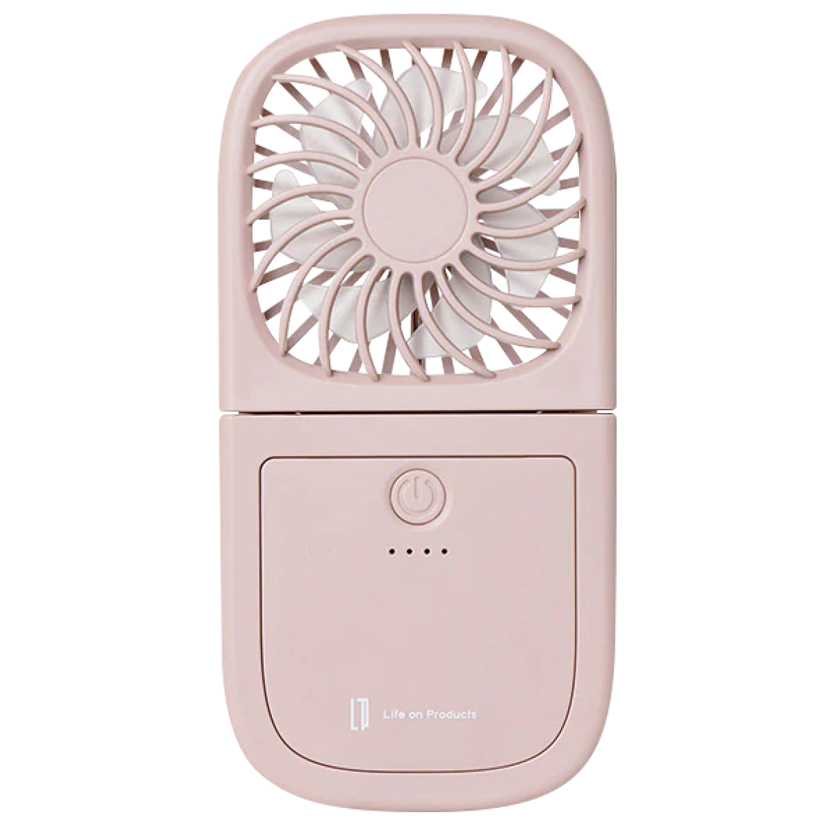 Life on Product LCAF007 5合1 迷你超薄風扇 (粉紅色)｜135g輕量、3000mAh行動電源