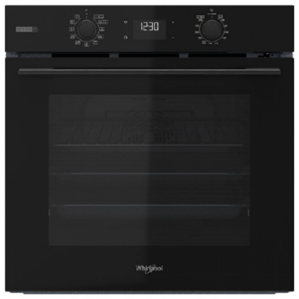 Whirlpool W4OMSK581RU1SBA 60厘米 71公升 W Collection 內置式加濕焗爐 - 氣炸功能、高溫自潔、A+節能