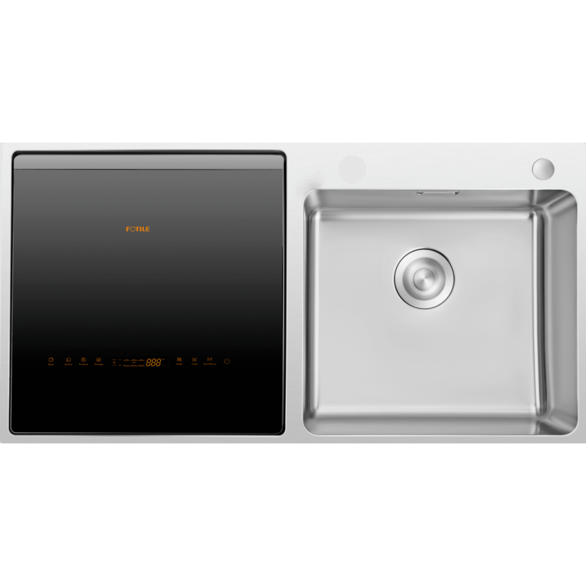FOTILE SD2F-P6L 5套鋅盤洗碗碟機 (左方) | 蔬果海鮮淨化 | 100℃蒸氣殺菌