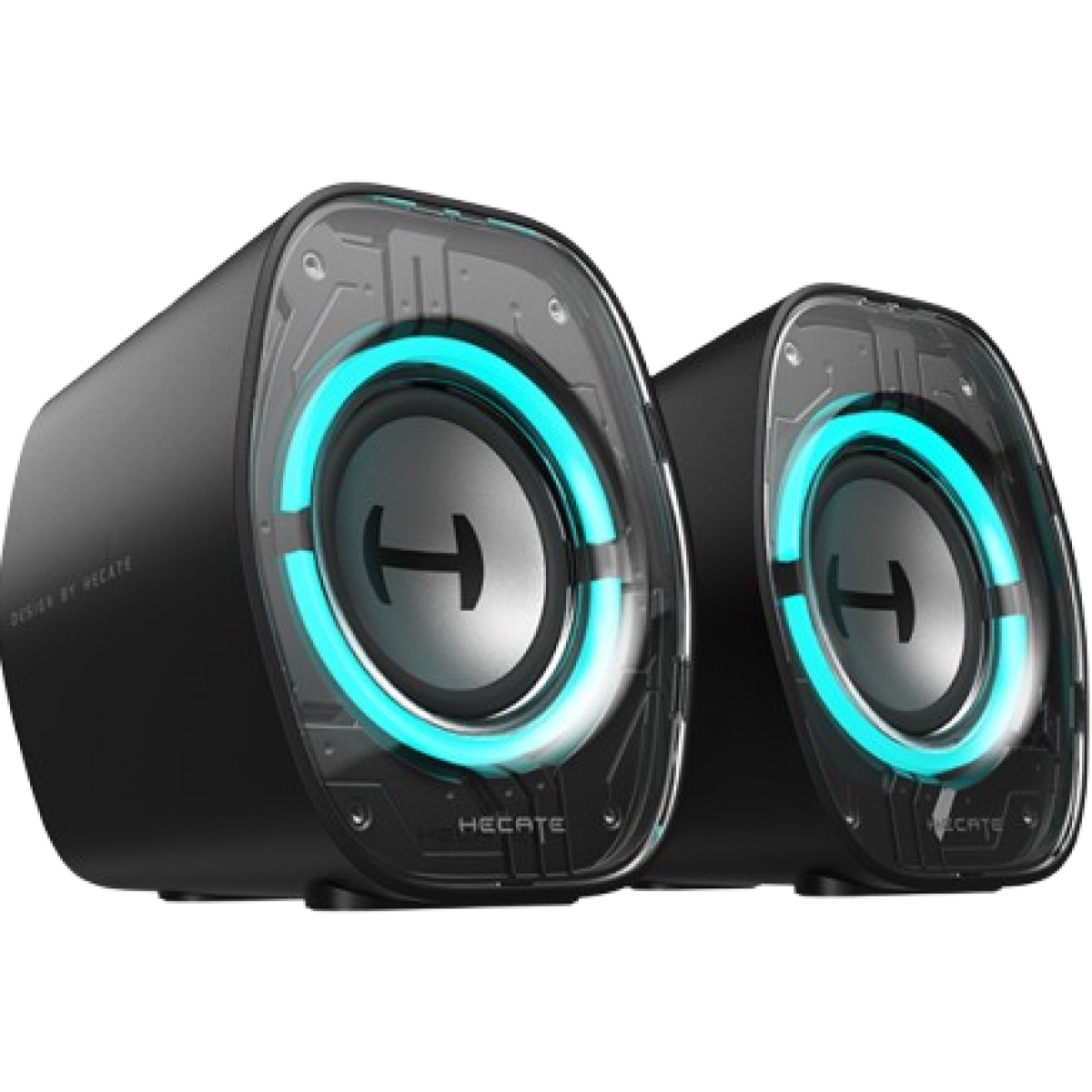 Edifier G1000 II 桌面2.0電競喇叭 (黑色): 酷炫RGB燈效、3種音效模式、多樣連接