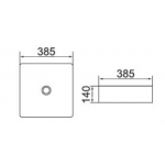 Richford BA734-M 藝術面盆 (白色)