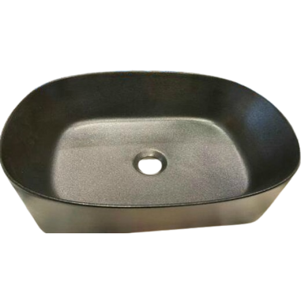 Richford BM691-BM 藝術面盆 (啞光浮點黑色)