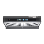 White-Westinghouse WHV285HB 71cm電熱除油油煙機 (啞黑色)