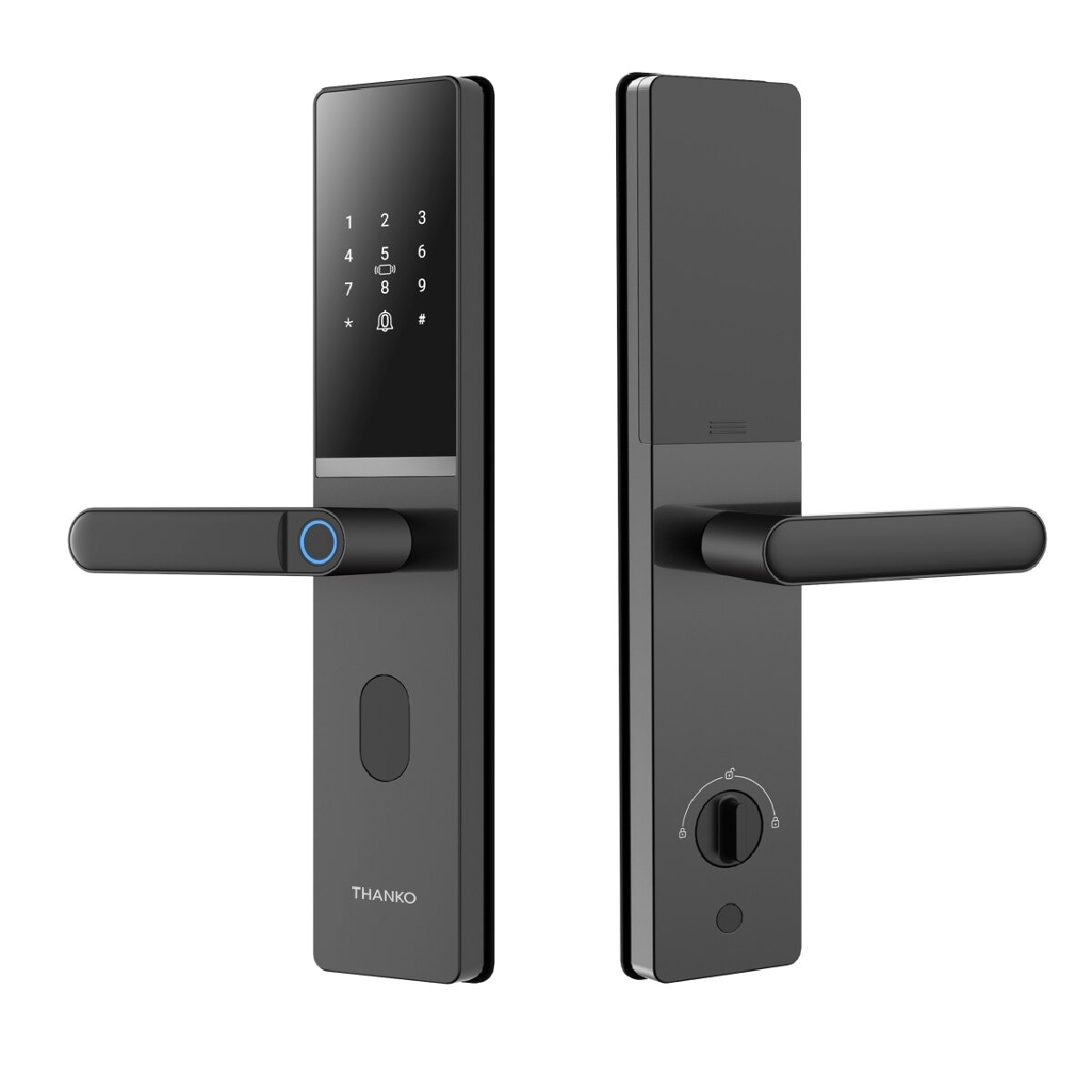 Thanko N1 把手式 智能指紋密碼鎖